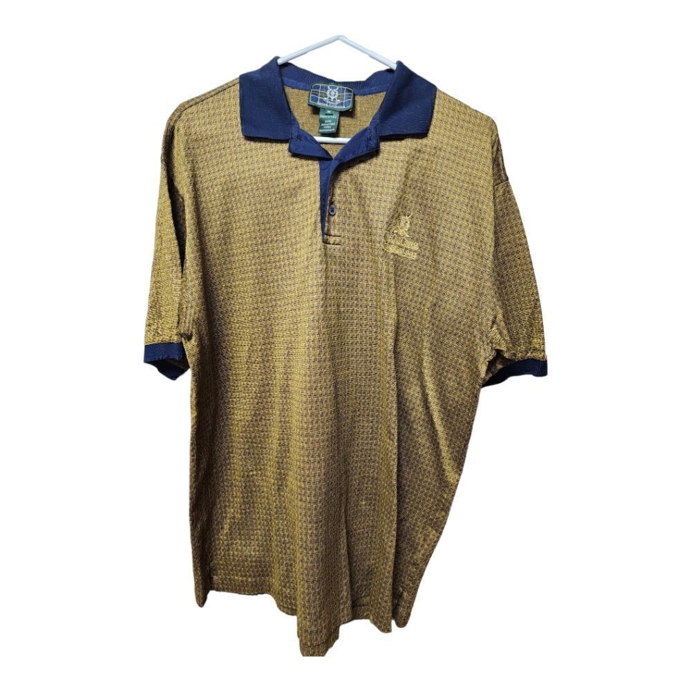 1003 - St. Andrews Links Performance Polo - Medium - Made in Italy - Like New